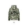 Evisu All Over Camouflage Pattern Letter Logo Printed Hooded Zip Jacket Men jackets 2ESHTM3JK234LFCT