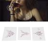 3PCS Breast Rhinestone Stickers Chest Jewelry Adhesive Patches Body Makeup Decoration Sticker