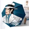 1pc Michael Joseph Jackson Automatic Folding Umbrella, Portable Collapsible Design, Casual Outdoor Accessory L1127029