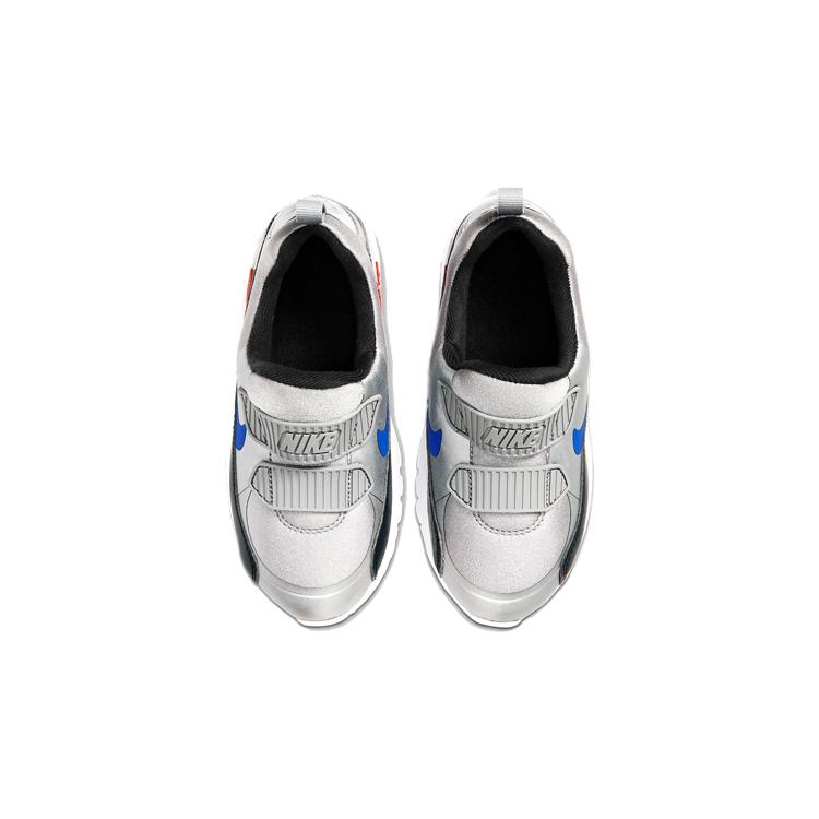 Nike Air Max Tiny 90 Low Top Casual Shoes Metallic Silver Children Aged 3 7 Years Old 881927-017