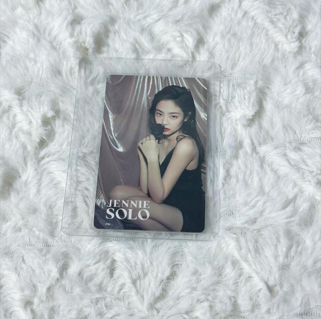 

[USED] Official BLACKPINK Jennie solo am bonus trading card