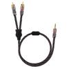 Yangyang Audiophile 3.5mm To Dual RCA Audio Amplifier Cable