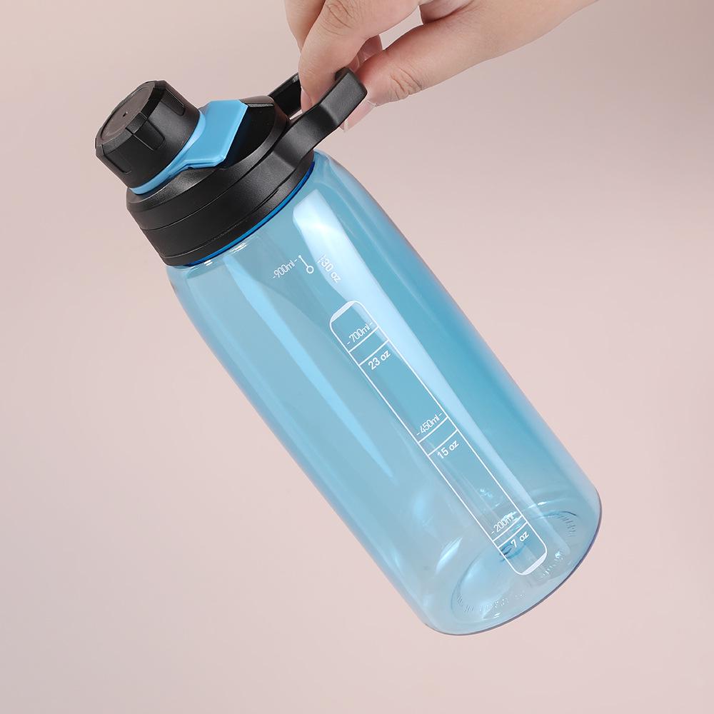 Tritan Large-Capacity Water Bottle: Portable & Customizable for Outdoor Sports & Fitness