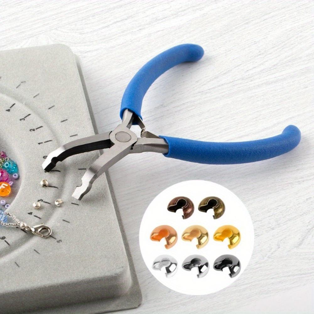 1 Stück Rundlochzange Loch 3mm Pressloch Doppelte Blattfederklemme Positionierungsperlenzange DIY Schmuckwerkzeuge