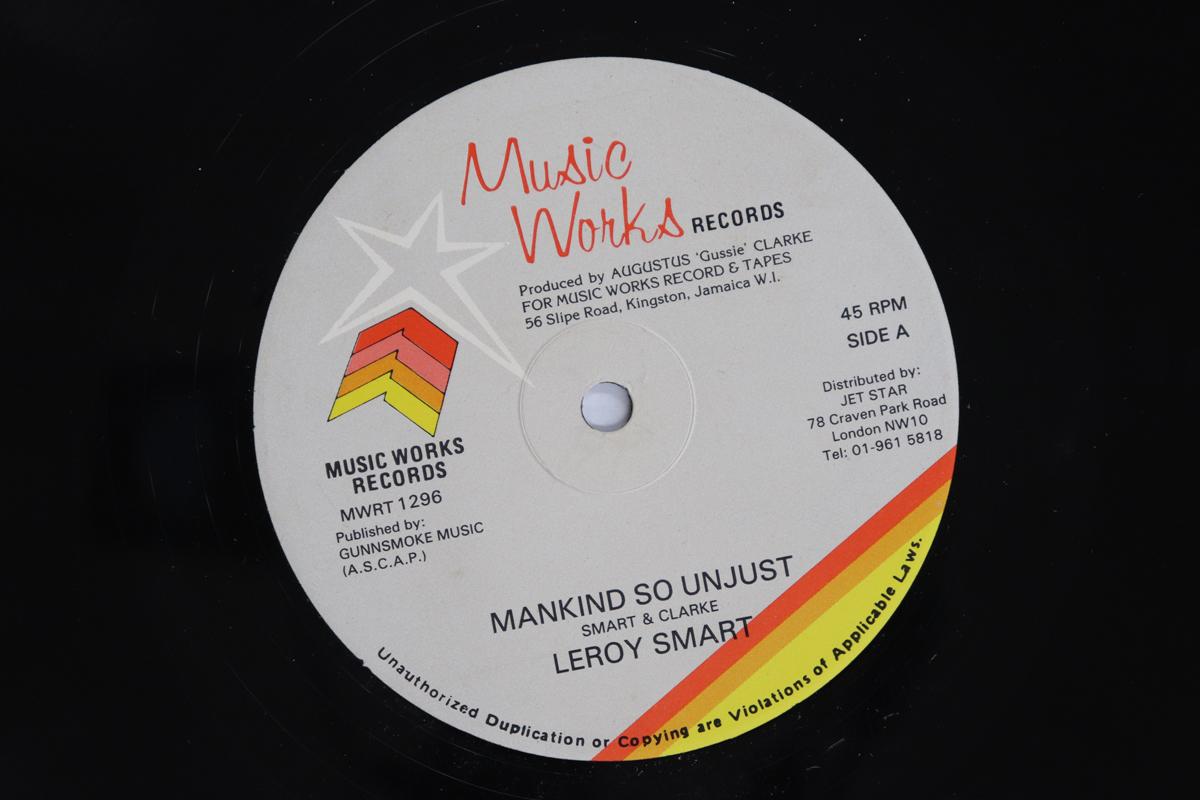 

12inch Record LEROY SMART - Mankind So Unjust MWRT1296 MUSIC WORKS REC UK Reggae, Ska & Dub Used