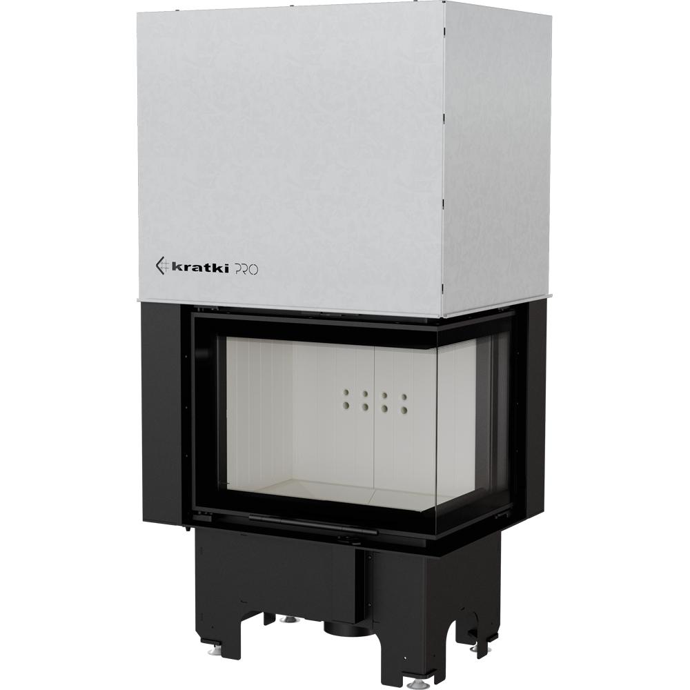 Steel Fireplace KRATKI VNP 610/430 9 kW Ø 200 Lift-up