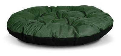 Cojín de jardín 110 cm para silla colgante nido de cigüeña impermeable verde