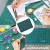 PVC Paper Cutting Pad Grid Line Carving Board Multifunctional Cutting Mat  Paper Cutting