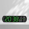 Digital Alarm Clock TEMP Humidity Date 2 Alarms Countdown Timing DST Snooze Table Clock Auto Dimmable 12/24H LED Clock for Decor2
