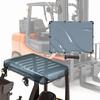 Forklift Cover Rain Canopy Easy to Install PVC Heavy Duty Colored Transparent Rainproof