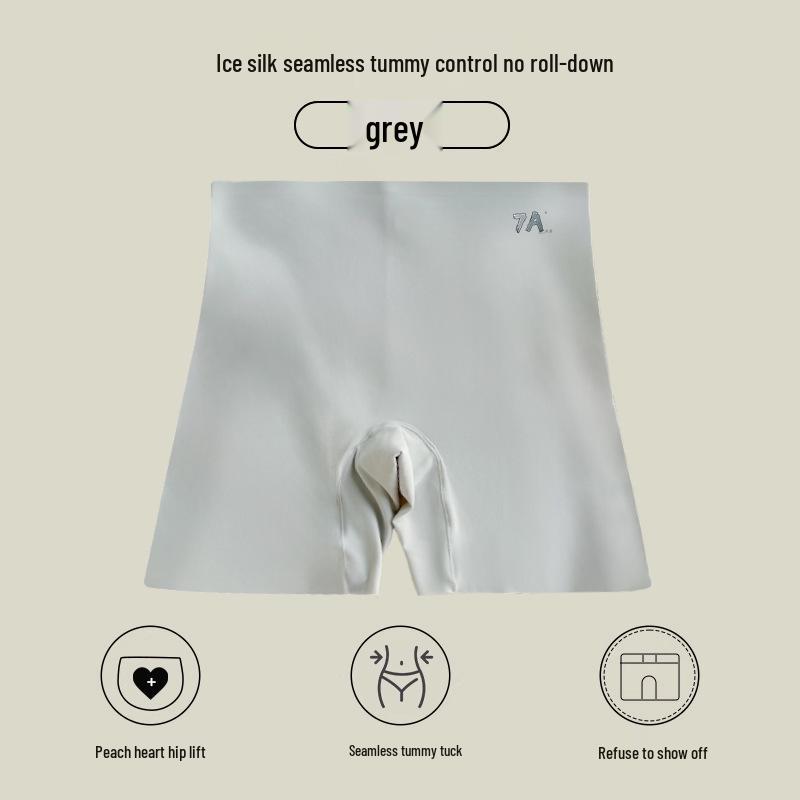 

Женские бесшовные летние леггинсы 7A: Защита от просвечивания, Моделирование живота, Подтяжка бедер, Не скатывающийся край XL (115-130 jin) серый
