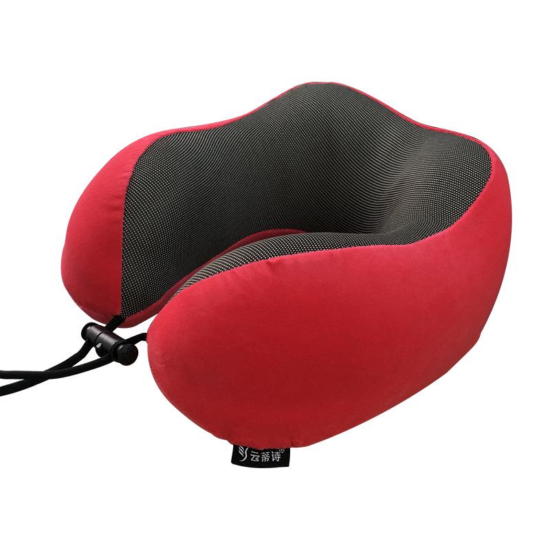 Customizable Memory Foam U-Shaped Travel Neck Pillow