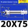 Corrosion Resistant Stainless Steel Pneumatic Cylinder 16-40mm/50-150mm