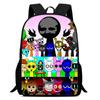 Rhythm Box Sprunki Spel Anime Rugzak Student Schooltas Computer Tas