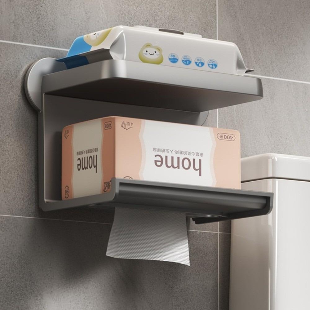 Bear Shape Toilet Paper Holder Stand Wall-Mounted Bathroom Storage Rack  Bathroom