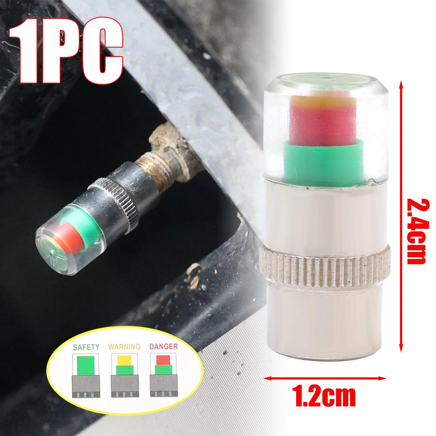 

Tire Pressure Valve Caps Gauge Tyre Pressure Indicator Monitor 4 Set Tire Pressure Indicator Car Accessories for SUV Truck Car