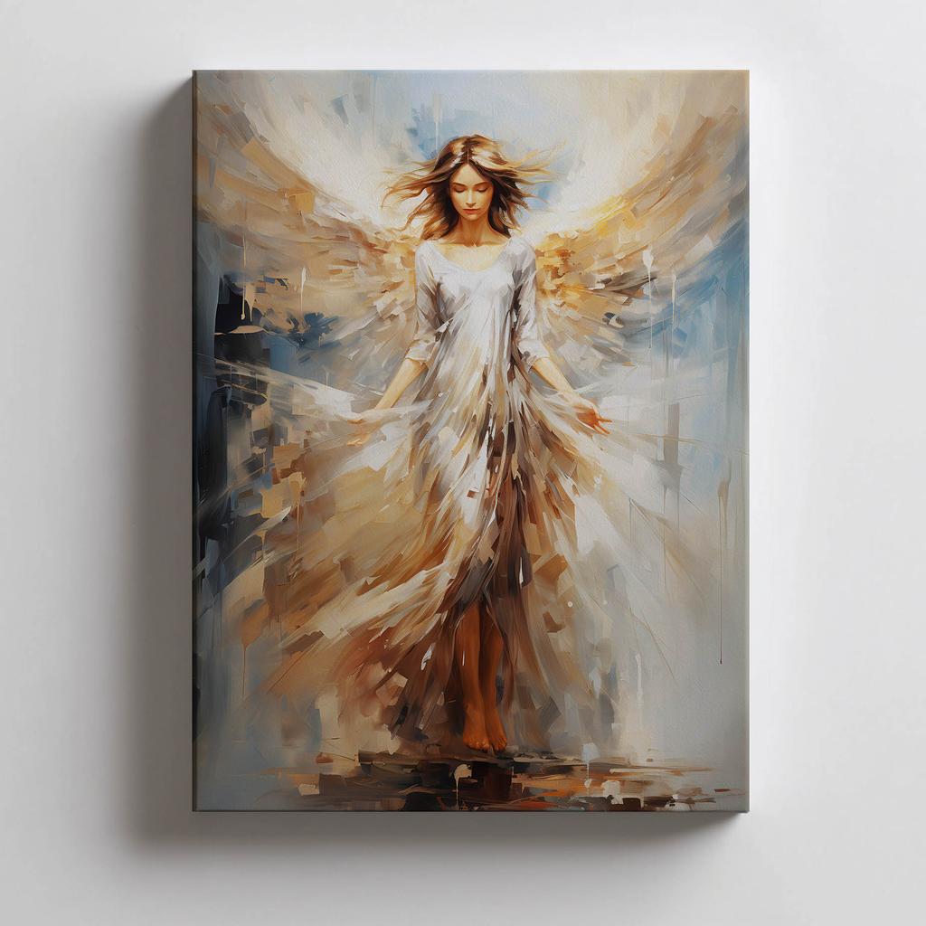 Plakat Anielska Gracja Plakat Anielska Gracja, 30X40 Cm, Bez Ramy, Płótno Premium Na Blejtramie