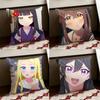 Anime SSasaki and Peeps Cushion Cover Reversible Soft Durable Pillow Cover Home  Car MultiScene Use for Daily Comfort
