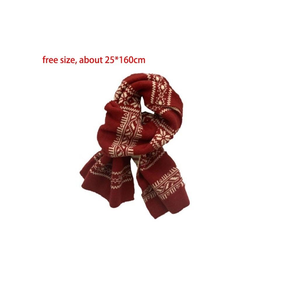 Knitted Knitted Scarf Windproof Neckerchief New Neck Warmer Gift