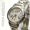 Used Operation CITIZEN Wicca Citizen Wicca Radio Solar Ladies Watch Genuine Bracelet