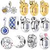 Dog Elephant Bead Spider,Blue Eye Pendant Original Bracelet DIY Accessories Exquisite Jewelry