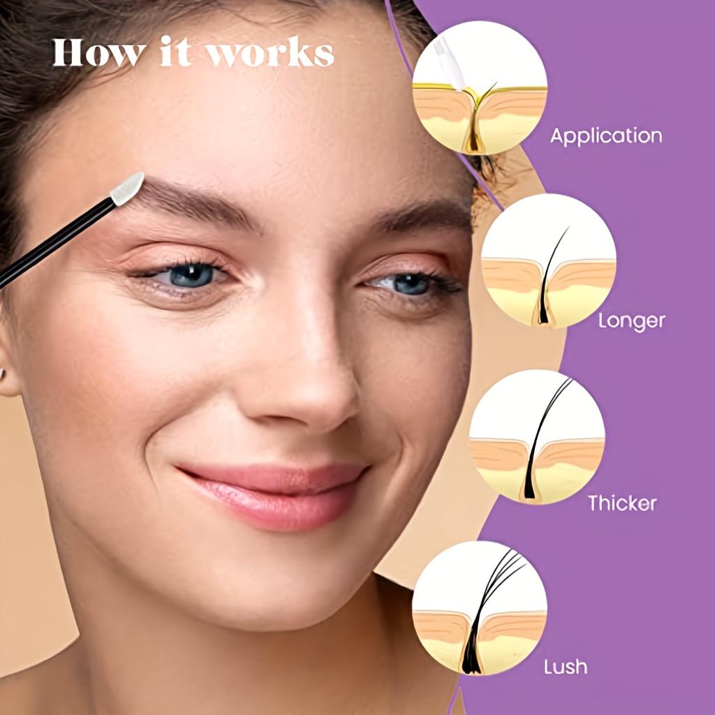 Eyelashes Nourishing Liquid, Black Curling Eyelashes, Eyebrow Natural Liquid, Thick And Longer Eyelashes Serum