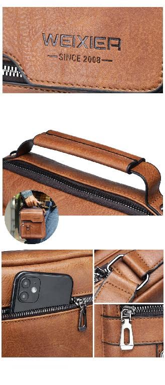 Shoulder Messenger Retro Shoulder Casual [mikan] Men's Bag, Bag, Design, Crossbody, Bag, Handbag, Waterproof, Business,