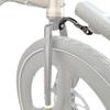 Bike Fork Mount Front Light Bracket Mountain Headlight Holder Aluminium Alloy Sport Camera