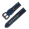 Cinturino per Orologio HQ Edizione Acciaio Regolabile Traspirante Morbido Cavo Mucca Unico Comodo Sportivo Flessibile Smart Cinturino in Pelle per Orologio