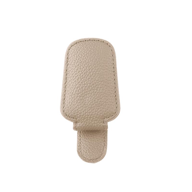 Car Sun Visor Clip Glasses Cards Case Auto Sunglasses Visor Glasses Holder Sunglasses Bracket Holder Pu Glasses Support