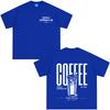 Iced Coffee Funny Print Tshirt Unisex Unisex Vintage Fashion Tshirt Summer Shortsleeved Loose Casual Cotton Tshirts Streetwear