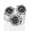 Casio Men's Resin 200M Water Resistant Analog Shock Resistant Quartz Watch GA-2100SKE-7A