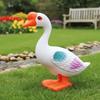Jumping Mechanism Jumping Goose Toy Plastic Material Simulation Animal Toy  Stress Reliever