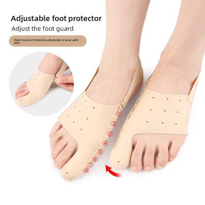 Nastavitelný chránič palce nohy Hallux valgus Ortopedický kryt na palec u nohy Kost na palci nohy Odolný proti oděru Denní a noční obuv Separátor prstů