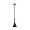 Nordic Wrought Iron Pendant Light - Modern Creative Single-Head Lamp for Restaurant, Bar, Bedroom, and Bedside.