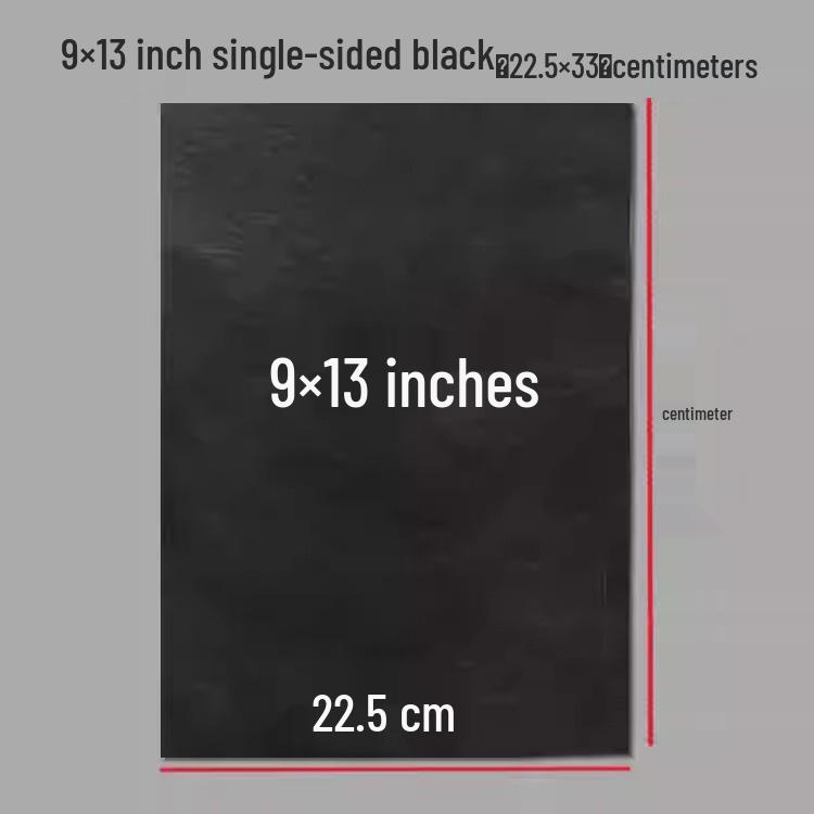 Large Single-Sided Black Carbon Graphite Paper for Non-Stick Handwriting & Cross-Stitch Tracing.