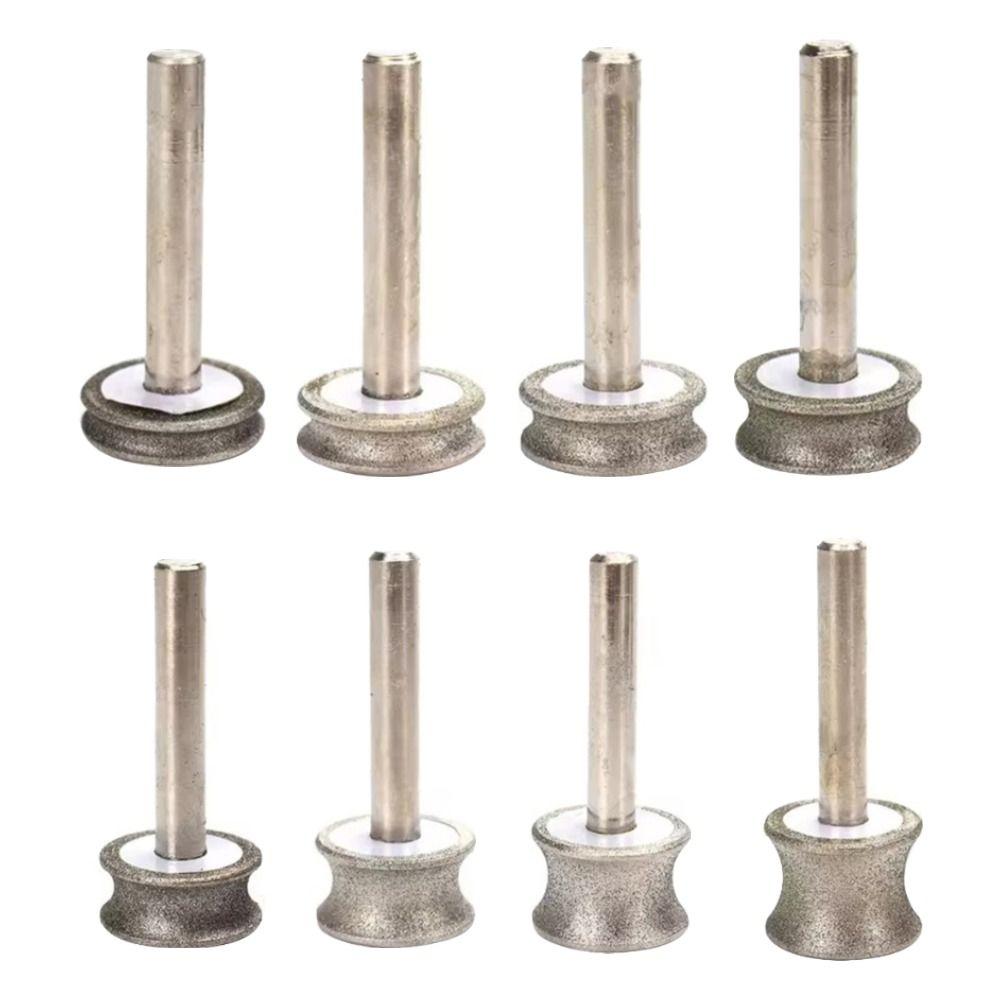 Glass Round Burr Drill Bits Concave Diamond Grinding Wheel Abrasive Grinding Wheel