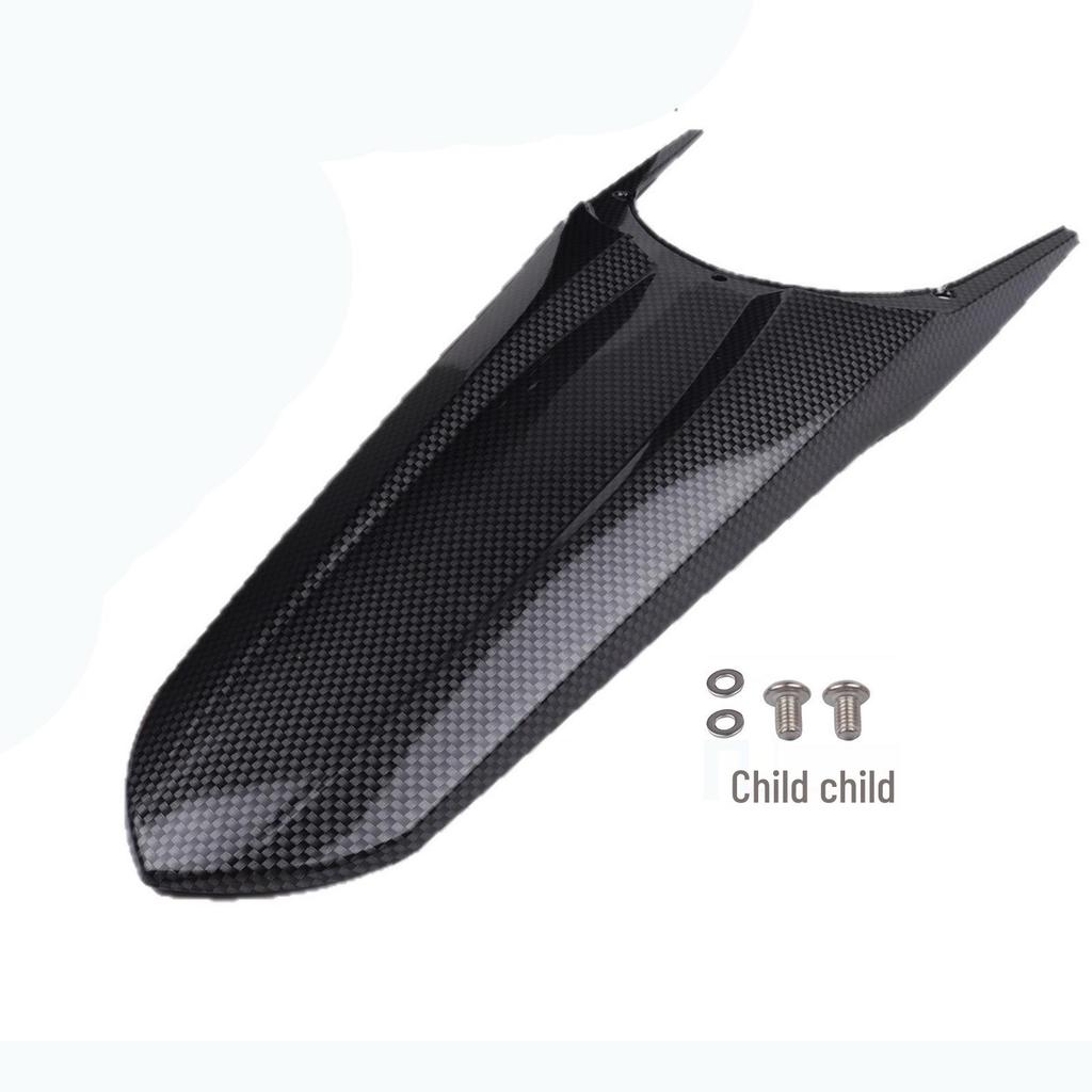 Black Carbon Fiber Pattern Motorcycle Fender for Tuttio Soleil 01