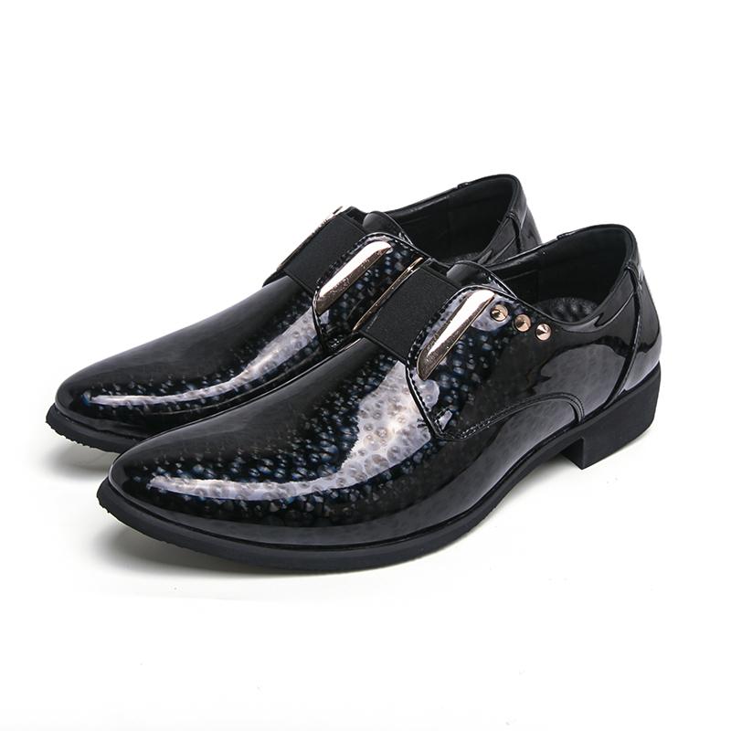 

Яркие Заостренные Формальные Туфли для Мужчин с Резинками Высокие Каблуки Модные Вечеринки Ночные Клубы Джентльмены Формальные Туфли 47