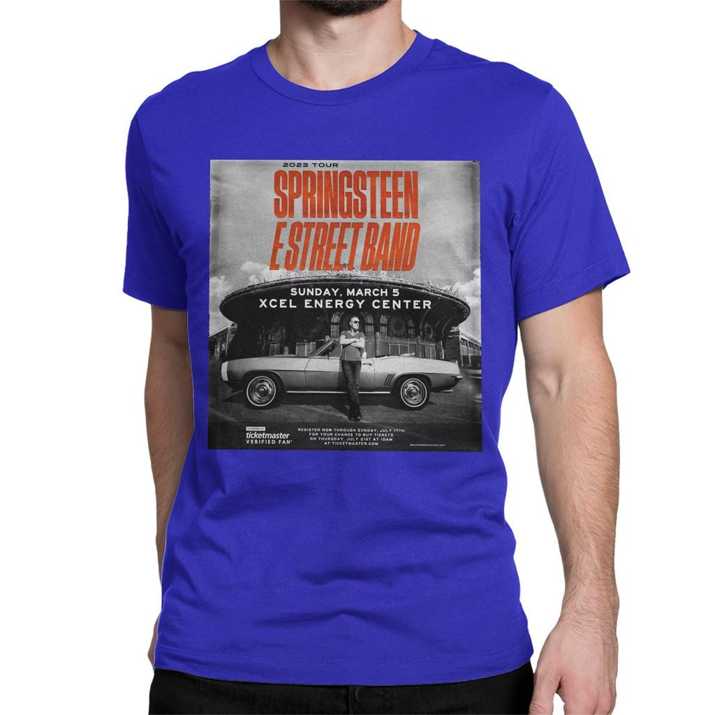 Bruce The E Street Band Springsteen Thunder Road T Shirt Men Women's Pure Cotton Casual T-Shirt Tee Shirt Clothes Plus Size
