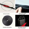 Car Door Seal Strip, Double Layer Thickened L-Shaped & T-Shaped Rubber, Soundproof Dustproof for Sedan SUV Truck