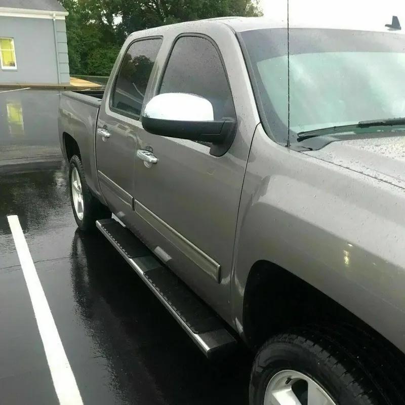 For Chevy Silverado/GMC Sierra 2007-2013 ABS Chrome Car Rearview Side Mirror Cover Wing Cap Door Shell Trim Replacement Parts