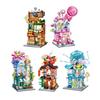 Keeppley Klocki Zabawki Budowlane Puzzle DIY Kącik Miasta Wystrój Domu Prezent K28012 K28013 K28014 K28015 K28016