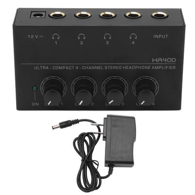 Kopfhörerverstärker 4-Kanal-Stereo Ultra Low Noise Netzteil