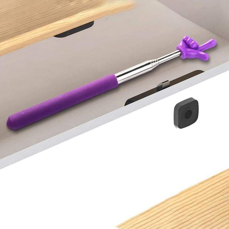 Retractable Teacher Pointer Finger Design Stainlesssteel Telescopic School Teaching Pointer Stick Teacher Supplies For Classroom