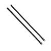 1 Pair Lengthen For Spur Straps Leathers with Stainless Steel Buckle Horse Tool Accessories 50cm Black