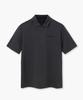 Beulipinggolpeu Men'S Linen-Like Pique Polo Shirt_Charcoal Gray