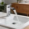 Stainless Steel Household Waterfall Faucet Bathroom Toilet Faucet Hot And Cold Dual-use Basin Faucet Wash Basin
