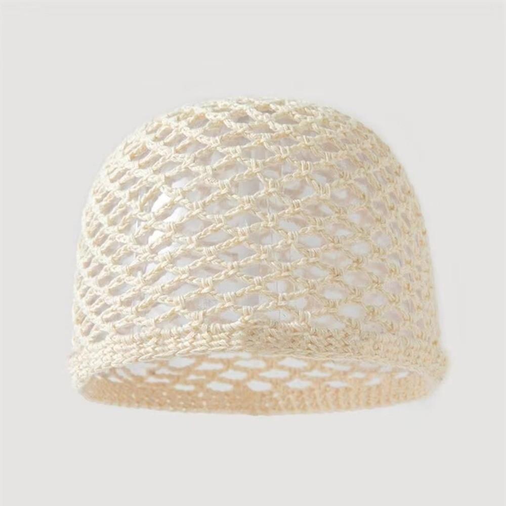 Cappello lavorato a maglia traforato Cappello all'uncinetto traforato Berretto alla moda Donna