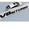 BRI4  3D Letters For Mercedes Benz E63 C63 S63 GLE63 GLC63 GLS63 CLS63 AMG Fender V8 BITURBO V8BITURBO Emblems Badges Symbols Sticker